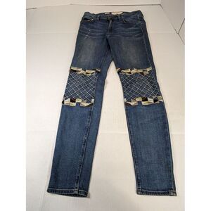 MISS ME Vintage Edition Skinny Jeans Size 29 Nico‎ Quilt Embroidered VP1005S